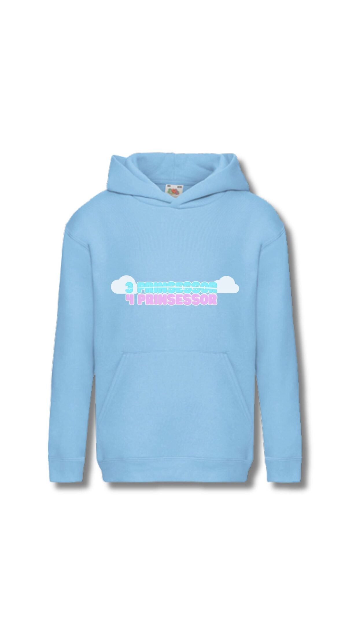Blå Hoodie