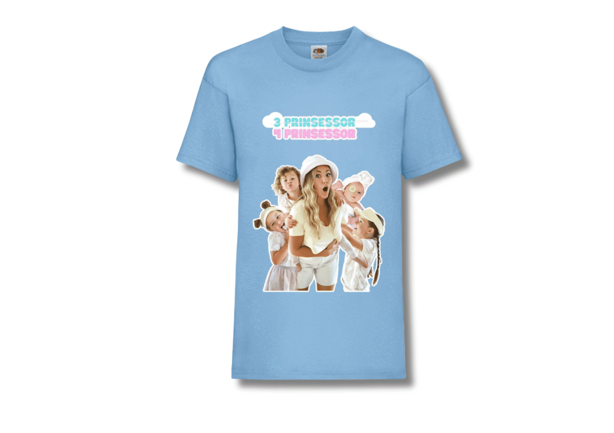 Blå T-shirt