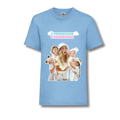 Blå T-shirt